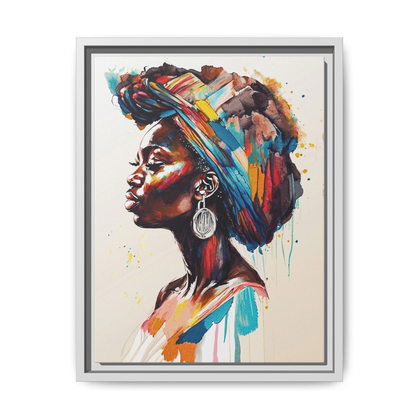 Nyoka Flame Matte Canvas Print