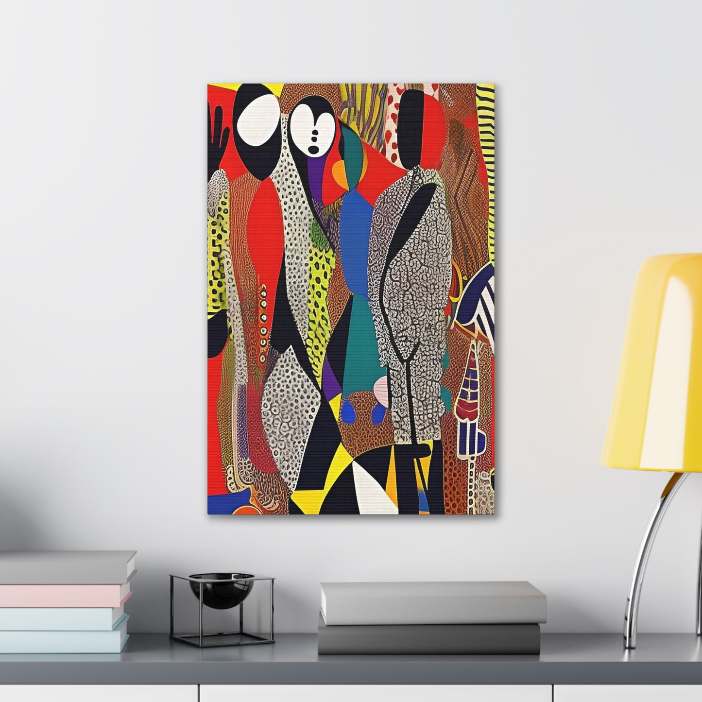 Muti Veins Stretched Canvas Wall Art