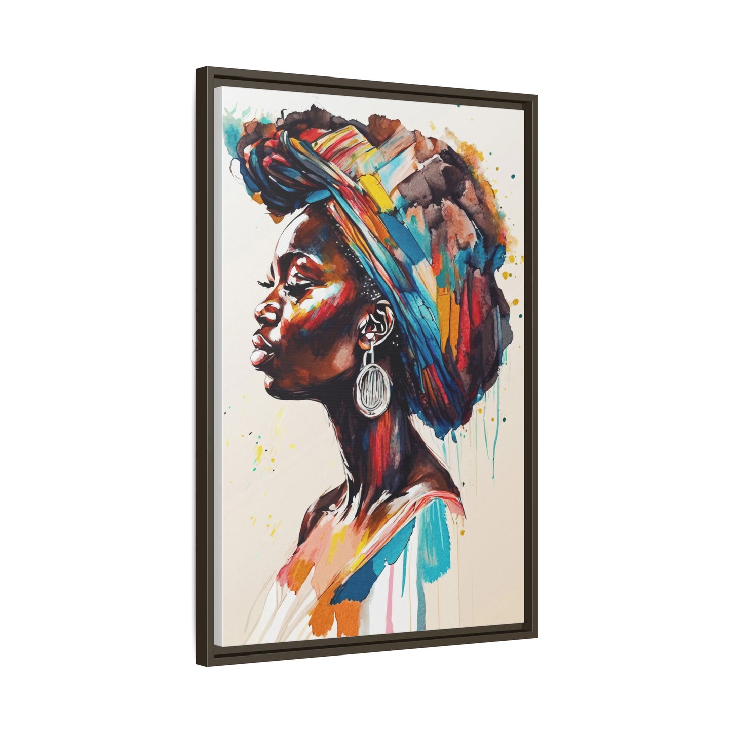 Nyoka Flame Matte Canvas Print