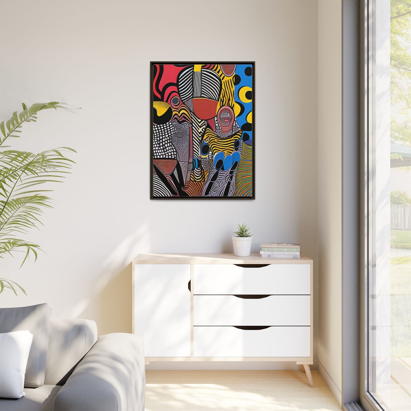 Luba Current Matte Canvas Wall Art
