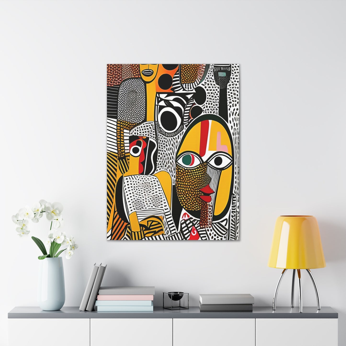Oju Oracle Stretched Canvas Wall Art