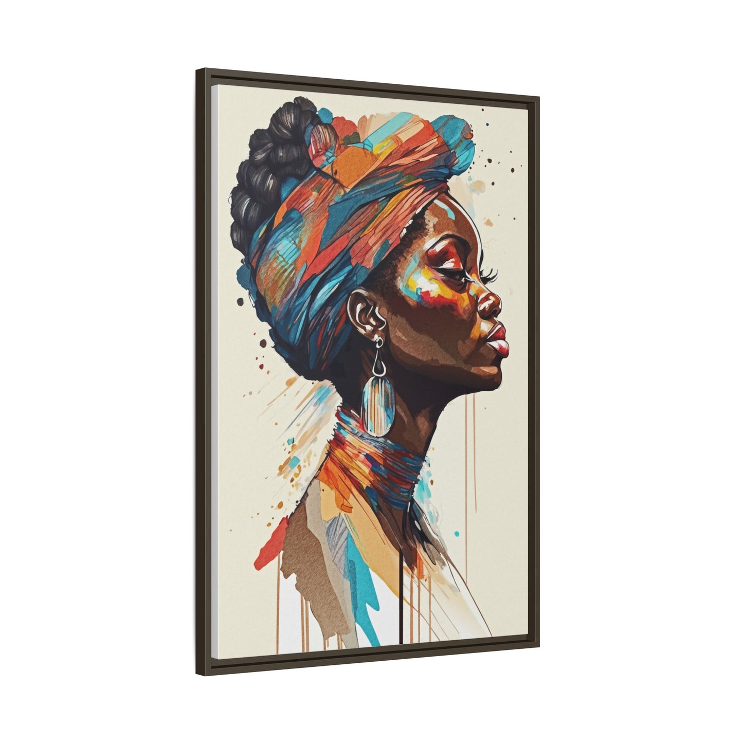 Indigo Spirit Matte Canvas Print