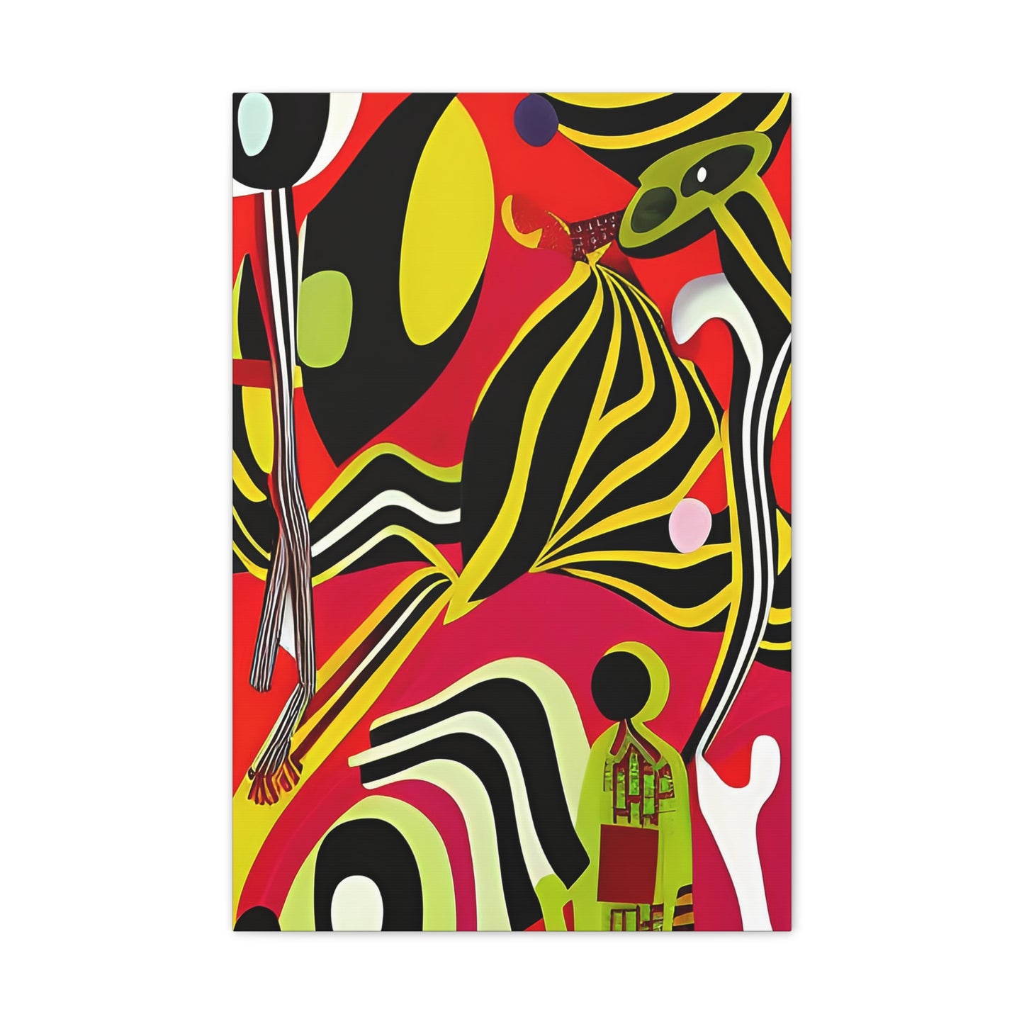 Ngoma Drift Stretched Canvas Wall Art