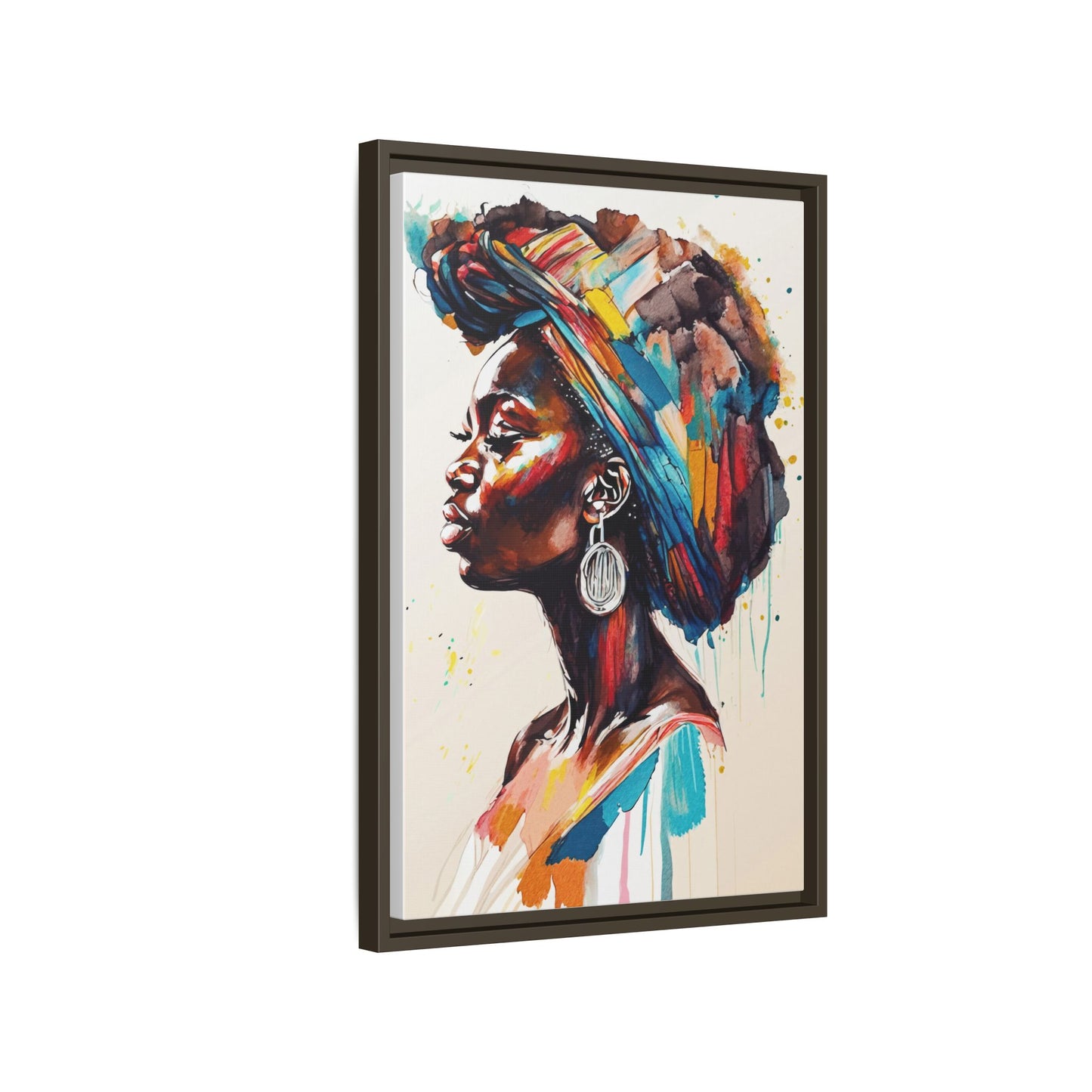 Nyoka Flame Matte Canvas Print