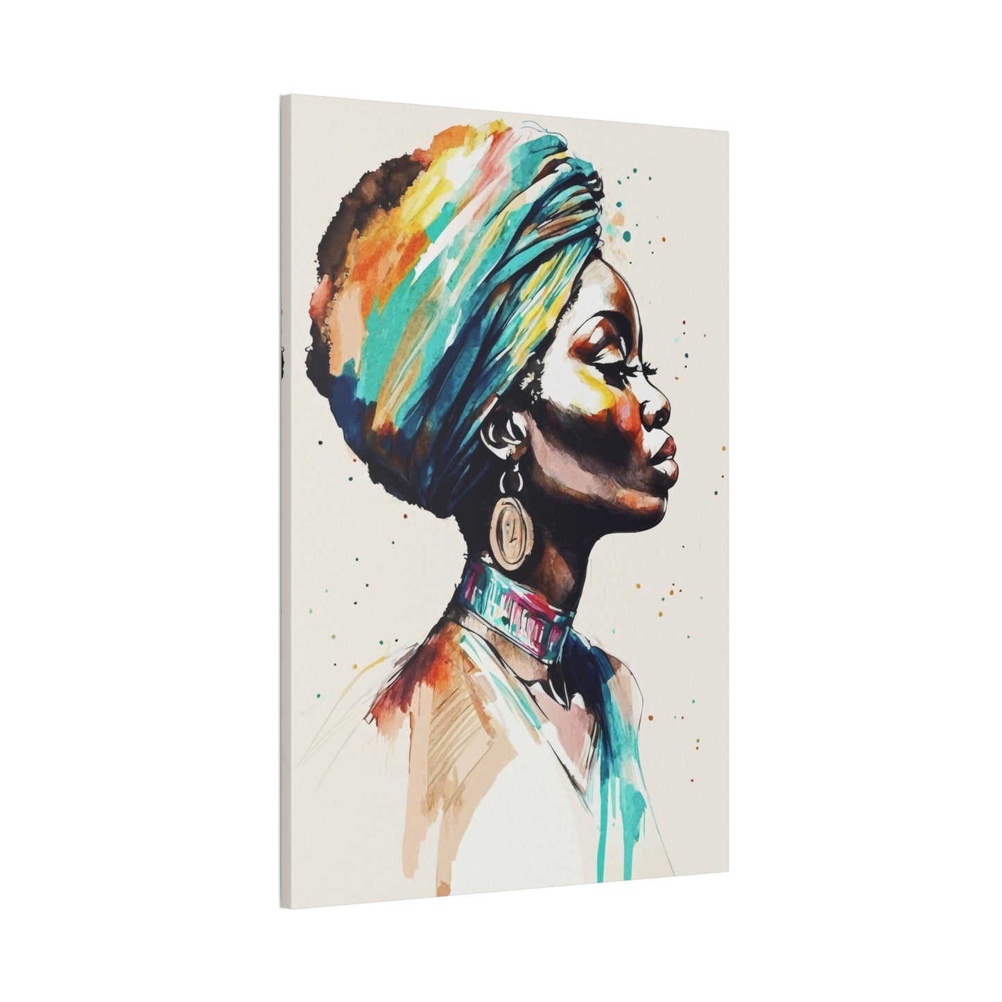 Nile Whisper Stretched Canvas Wall Art