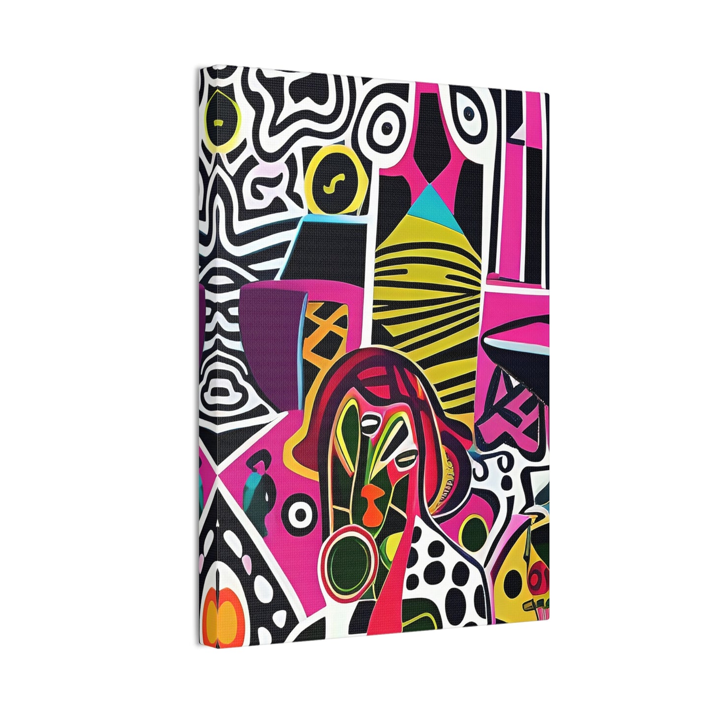 Nzingha Pulse Stretched Canvas Wall Art