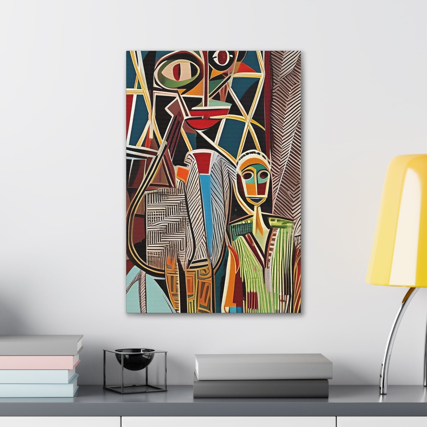 Moya Threads Stretched Canvas Wall Art