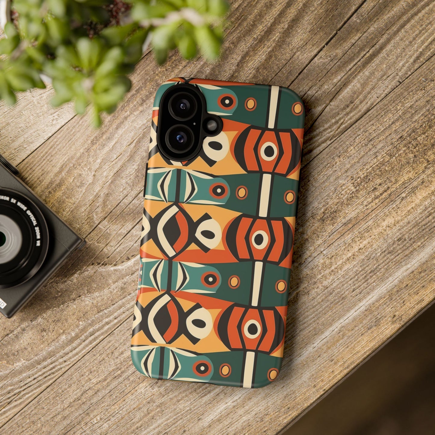 Retro Tribal Tough Case for iPhone®