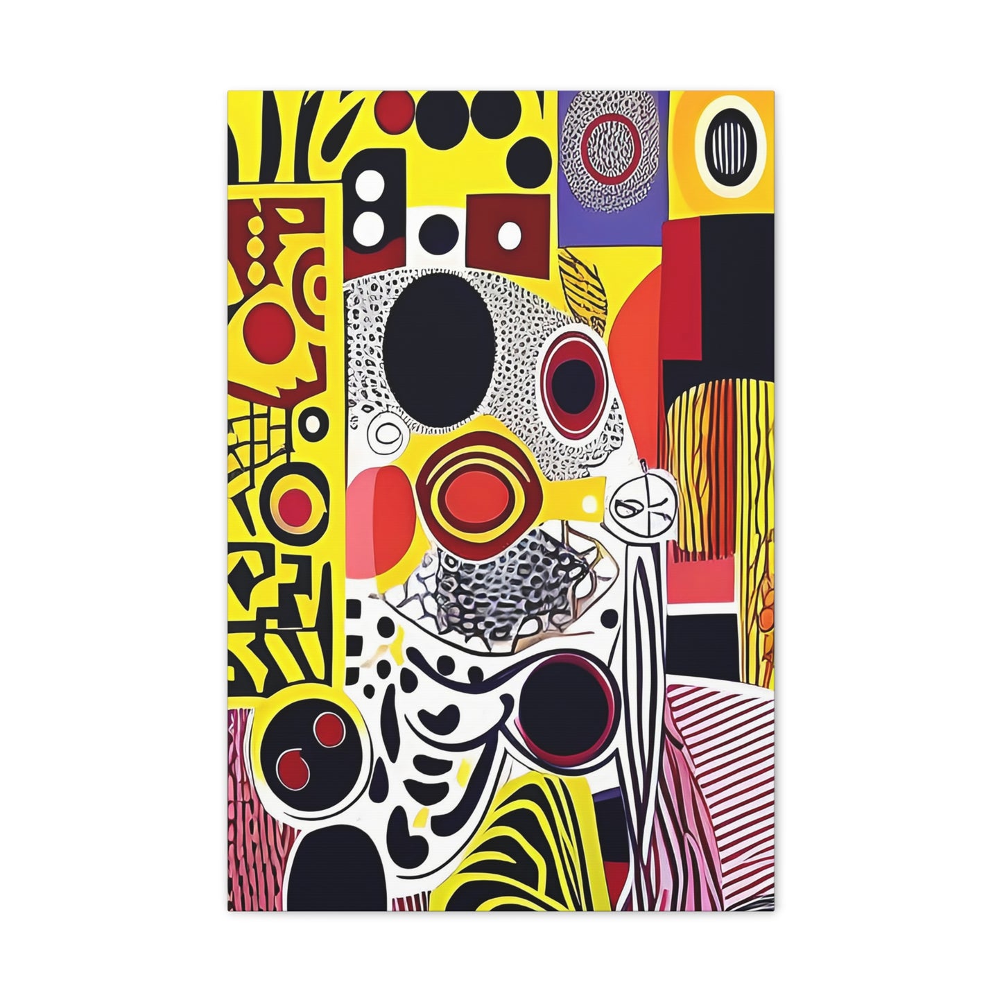 Zamani Echo Stretched Canvas Wall Art
