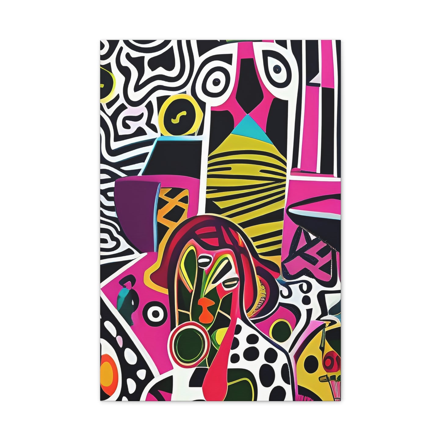 Nzingha Pulse Stretched Canvas Wall Art