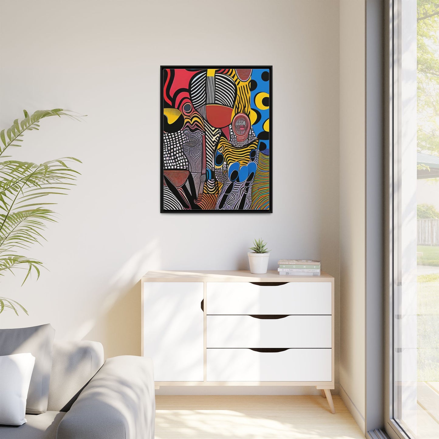 Luba Current Matte Canvas Wall Art