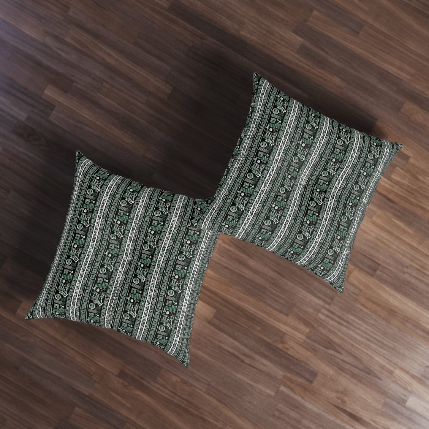 Timbuktu Textures Bohemian Tufted Floor Pillow