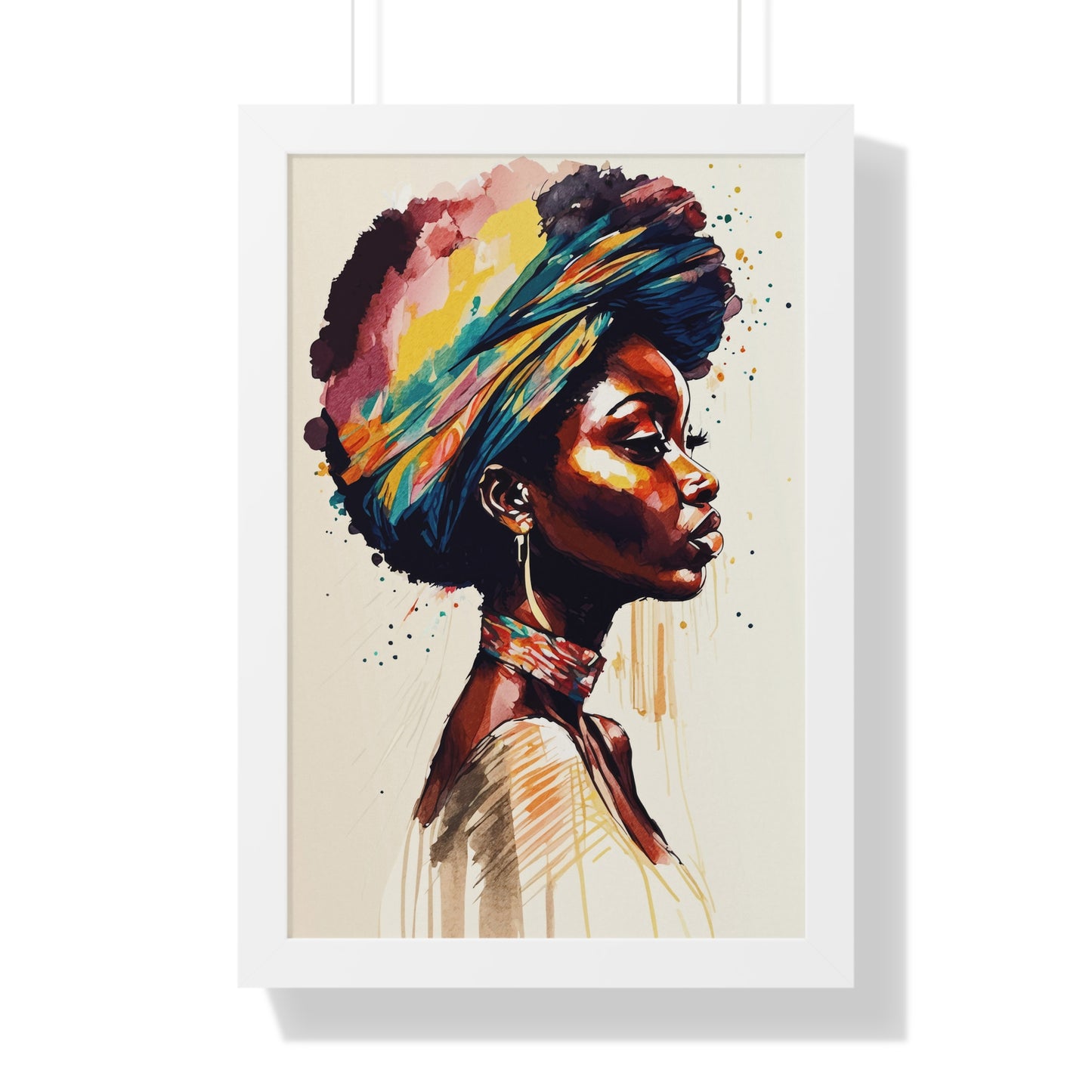 Zamani Bloom Framed Wall Art