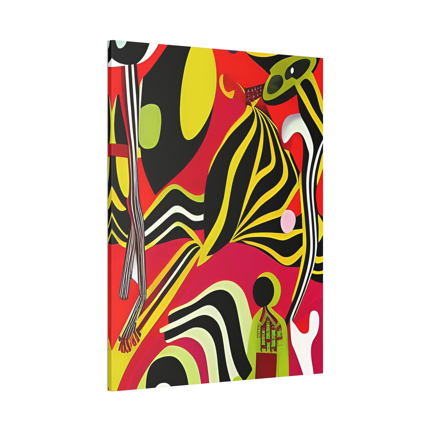 Ngoma Drift Stretched Canvas Wall Art