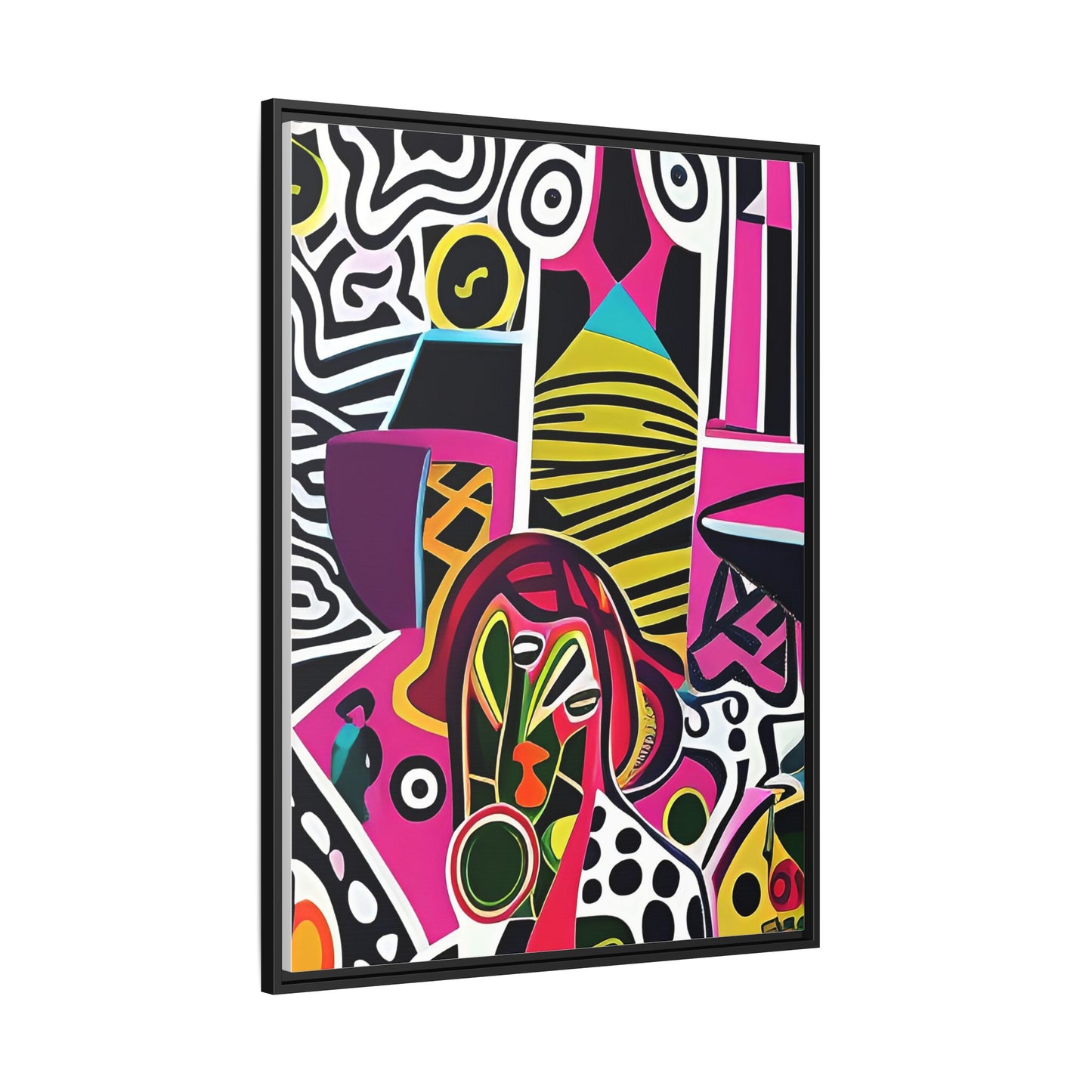 Nzingha Pulse Matte Canvas Wall Art