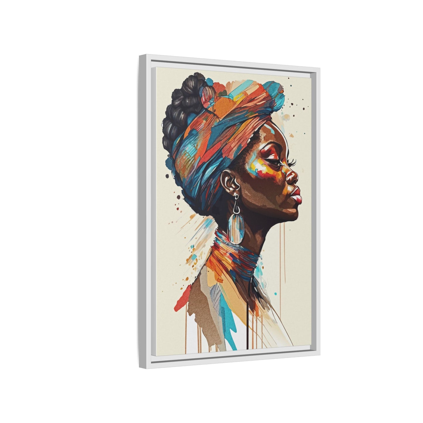 Indigo Spirit Matte Canvas Print
