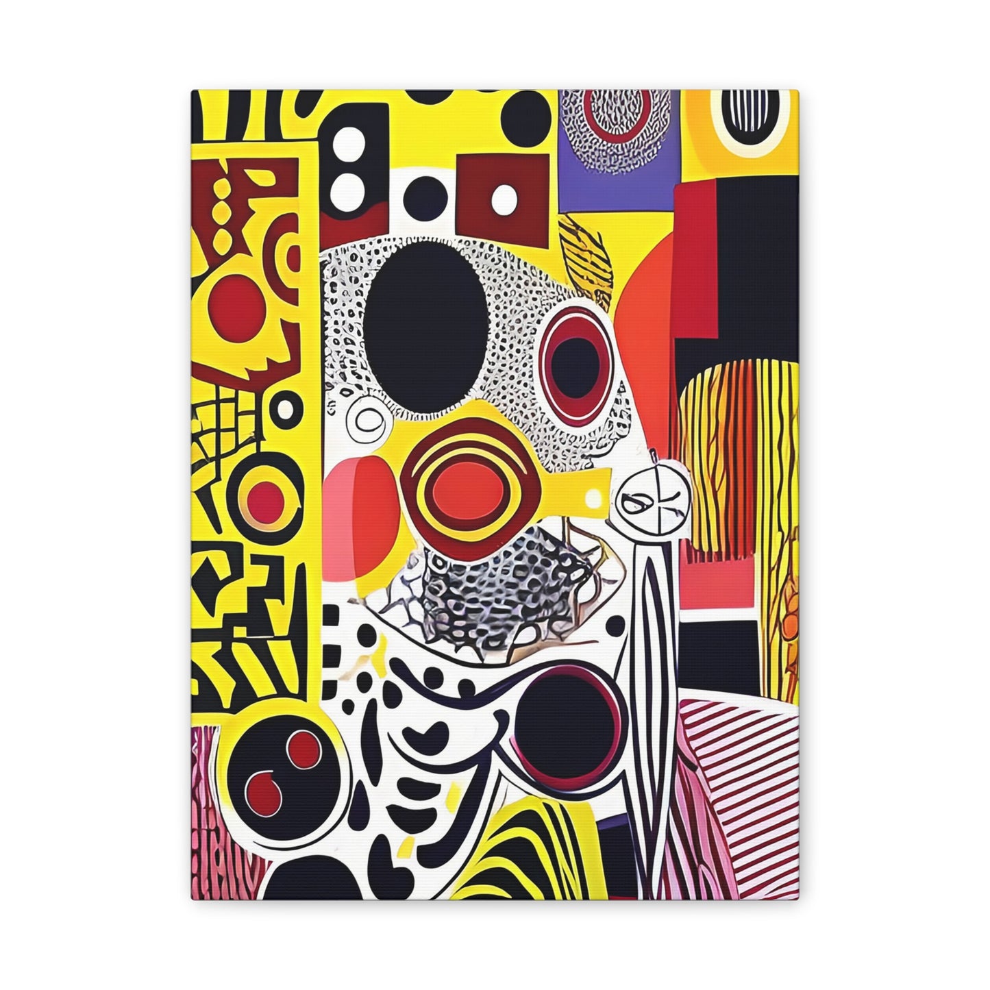 Zamani Echo Stretched Canvas Wall Art