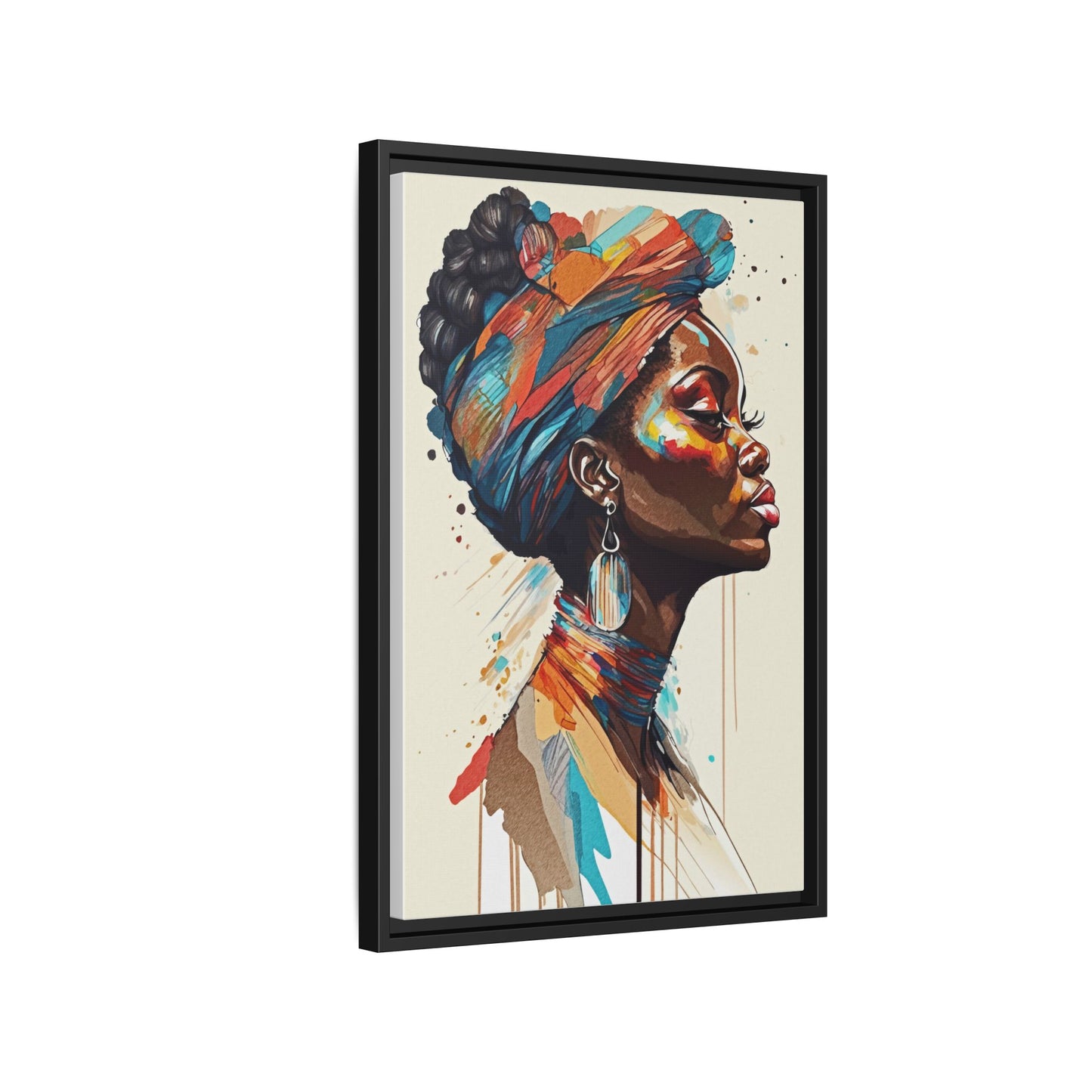 Indigo Spirit Matte Canvas Print