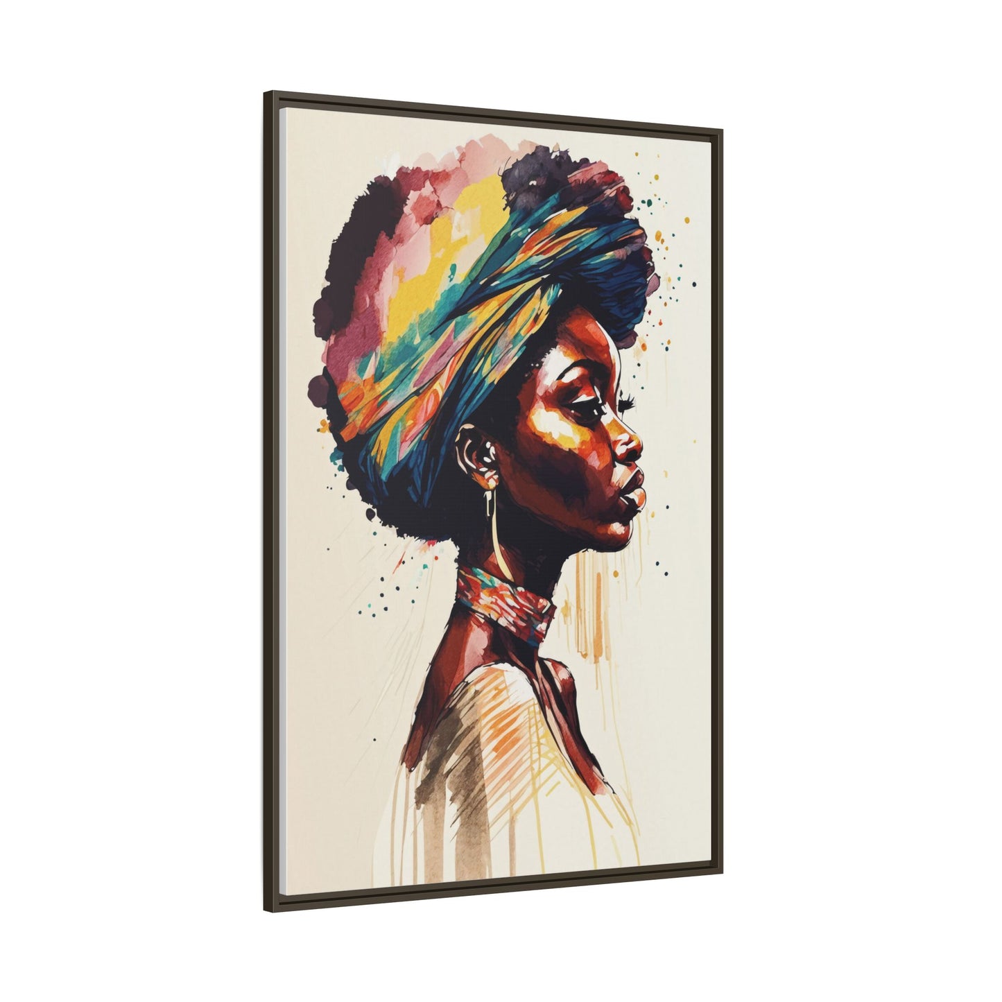 Zamani Bloom Matte Canvas Wall Art