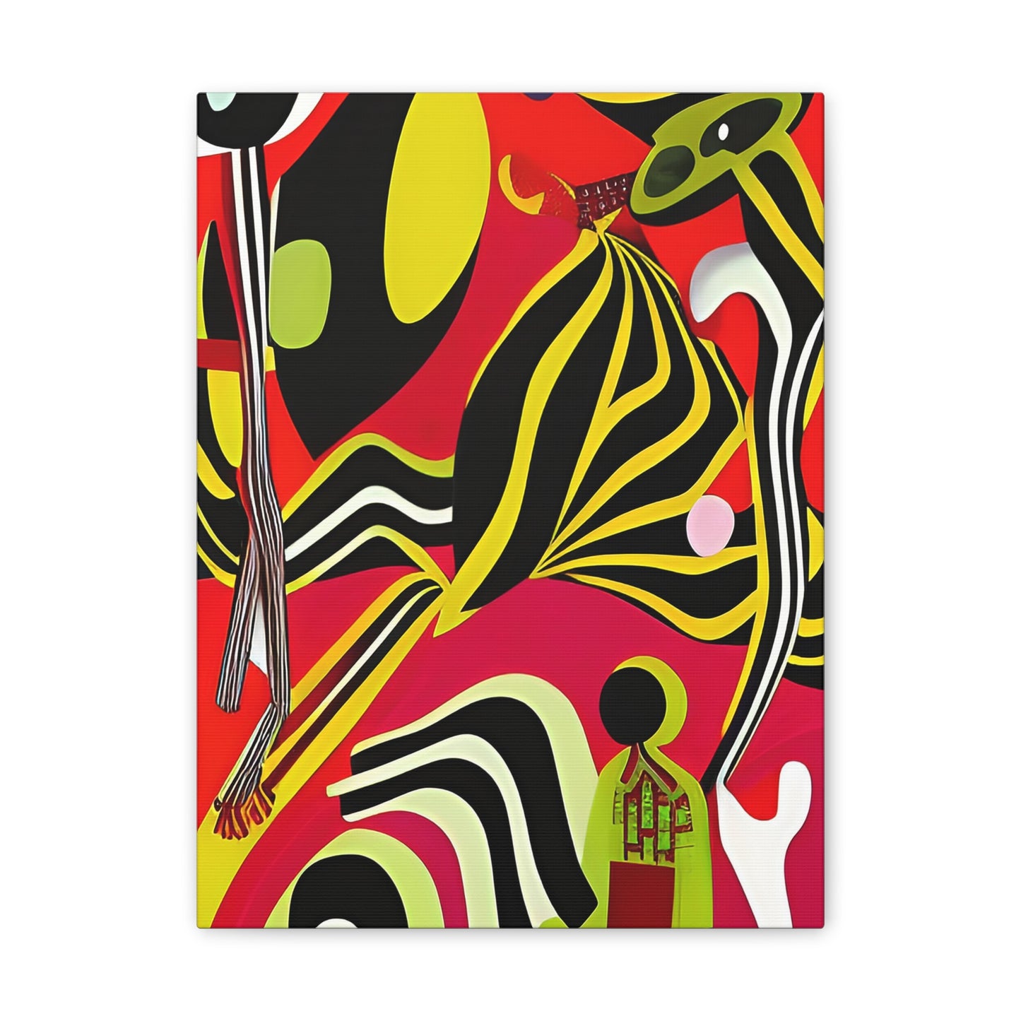 Ngoma Drift Stretched Canvas Wall Art