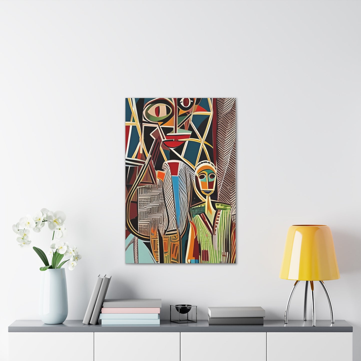 Moya Threads Stretched Canvas Wall Art