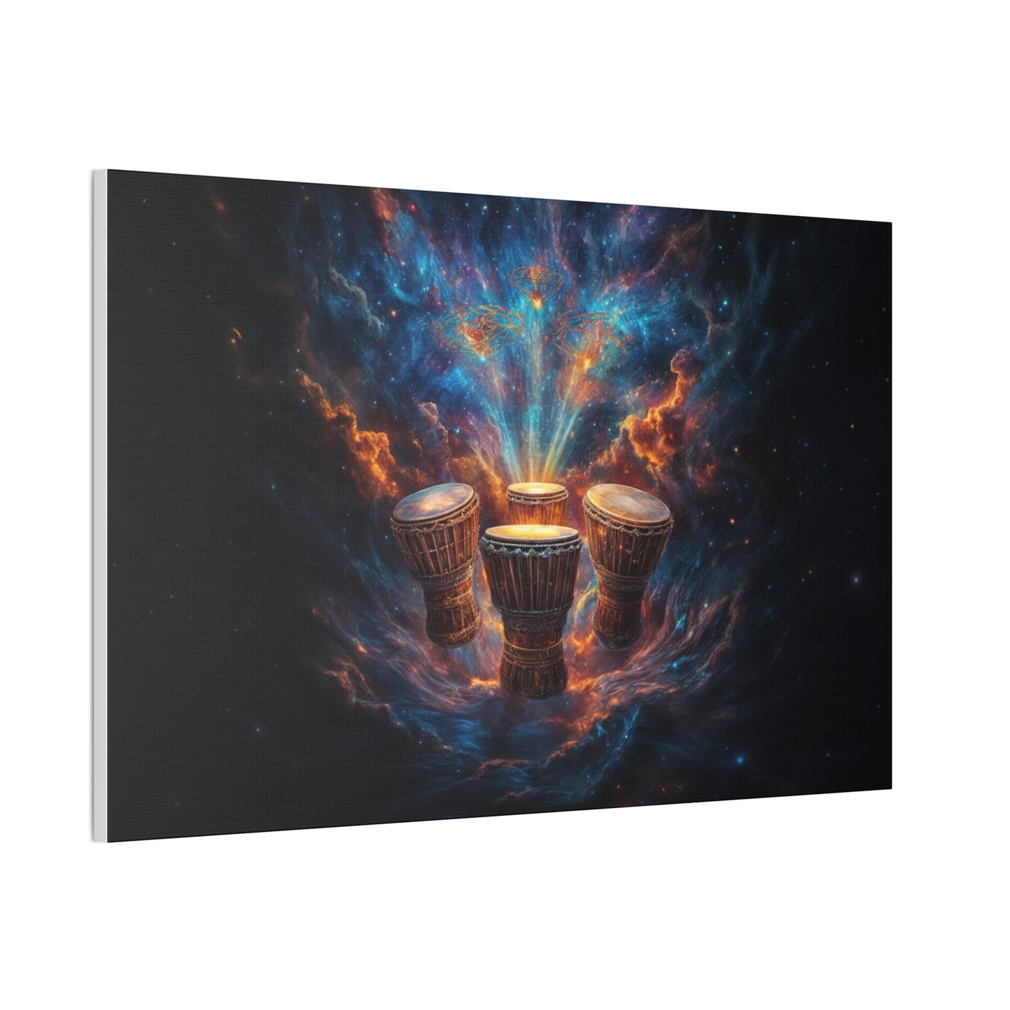 Cosmic Drum Canvas Wall Art