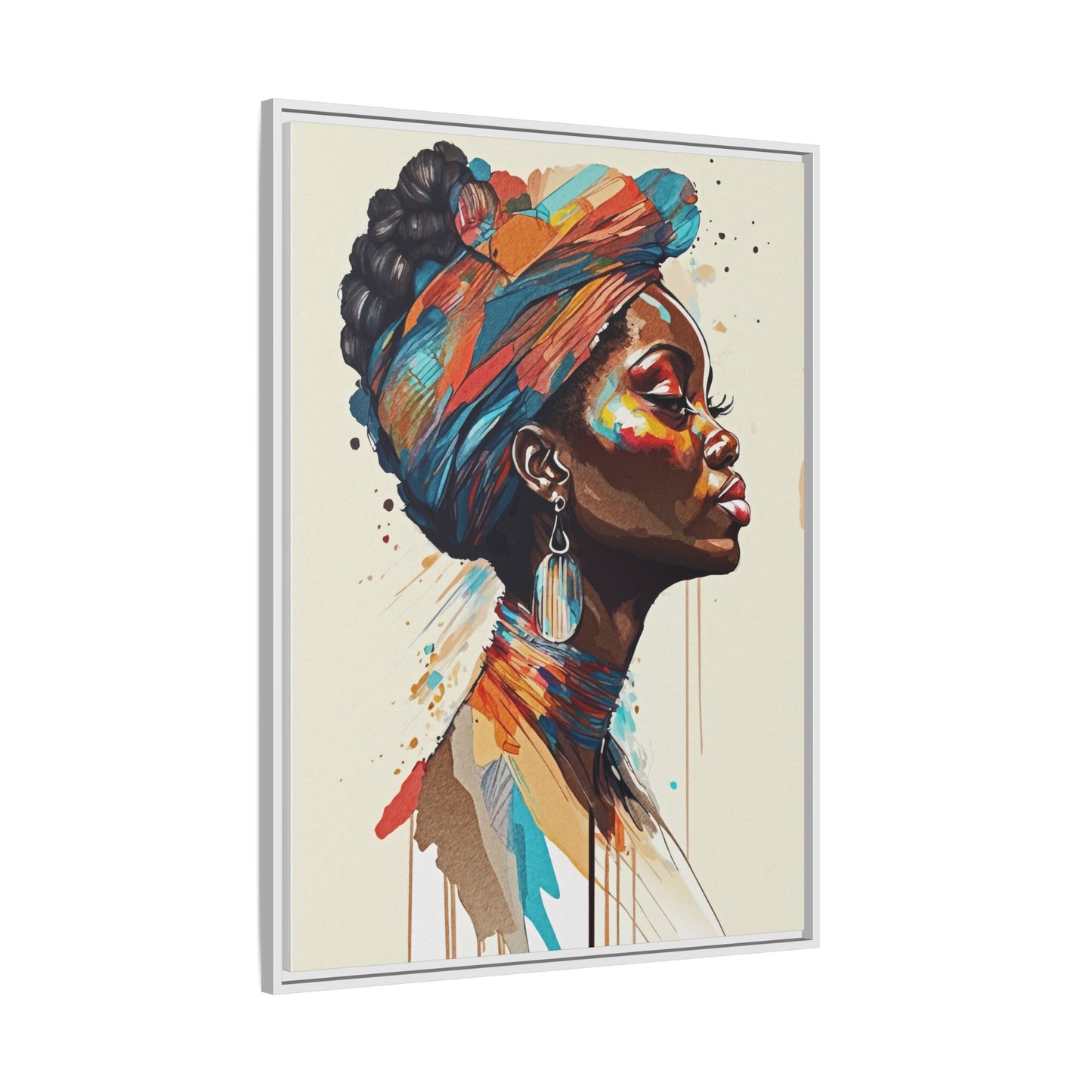 Indigo Spirit Matte Canvas Print