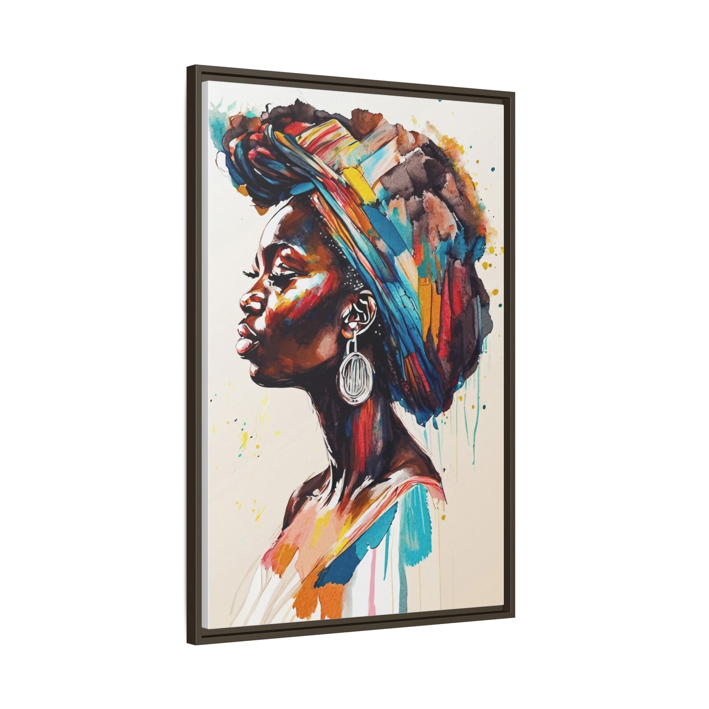 Nyoka Flame Matte Canvas Print