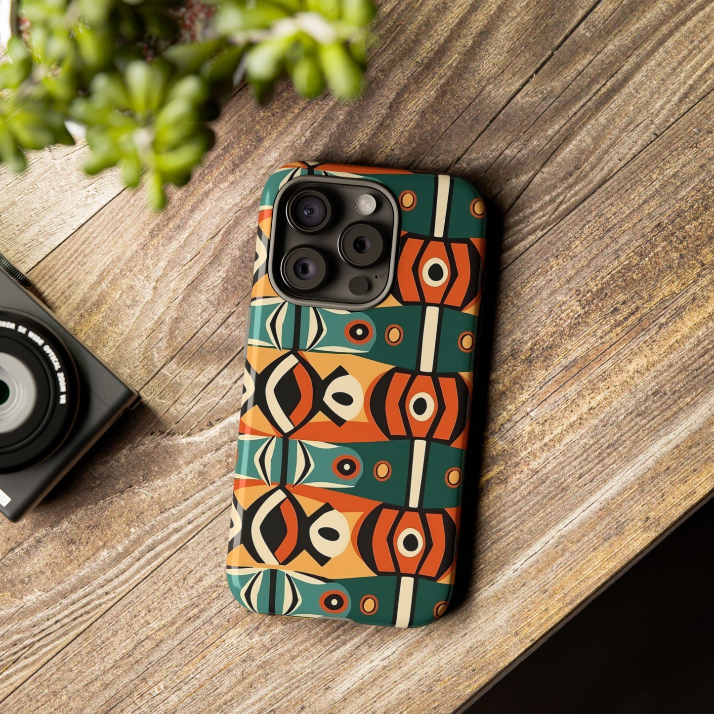 Retro Tribal Tough Case for iPhone®