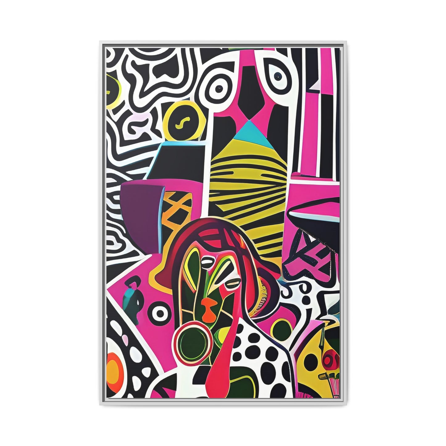 Nzingha Pulse Matte Canvas Wall Art