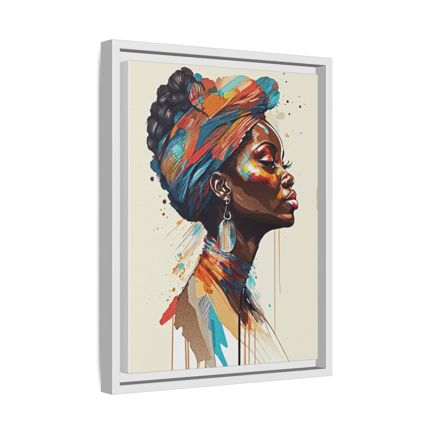 Indigo Spirit Matte Canvas Print