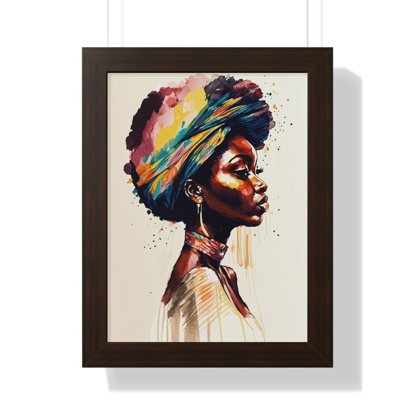 Zamani Bloom Framed Wall Art
