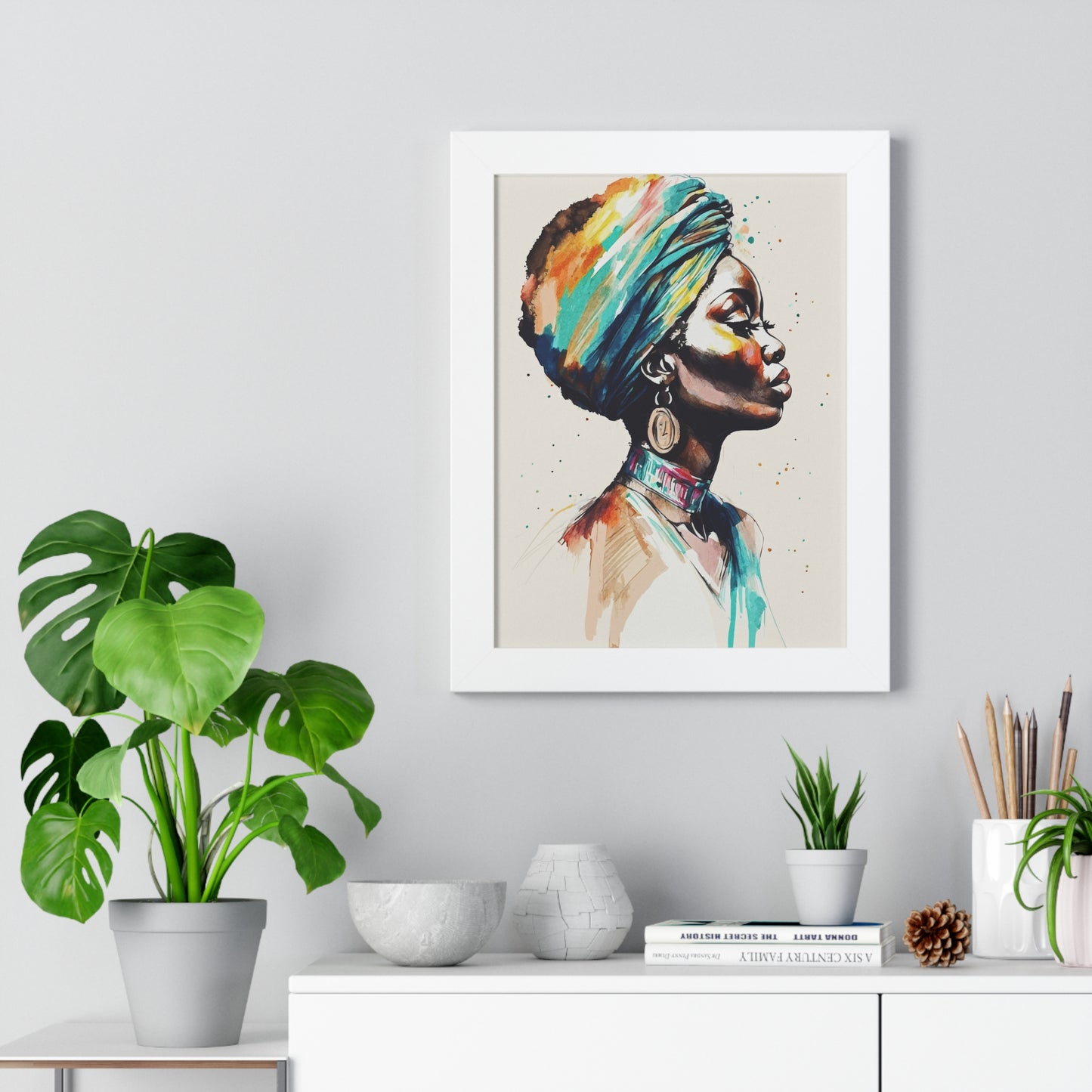 Nile Whisper Framed Wall Art