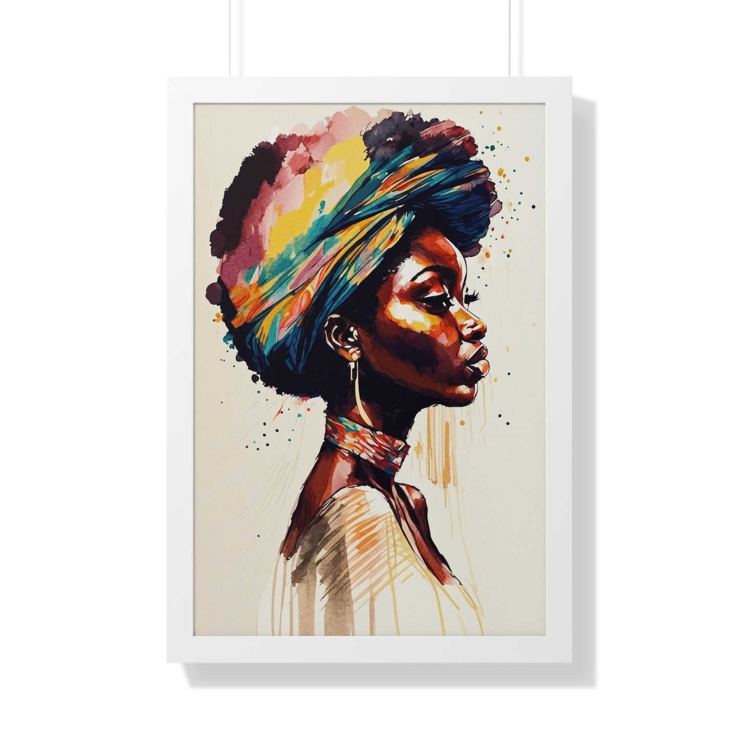 Zamani Bloom Framed Wall Art