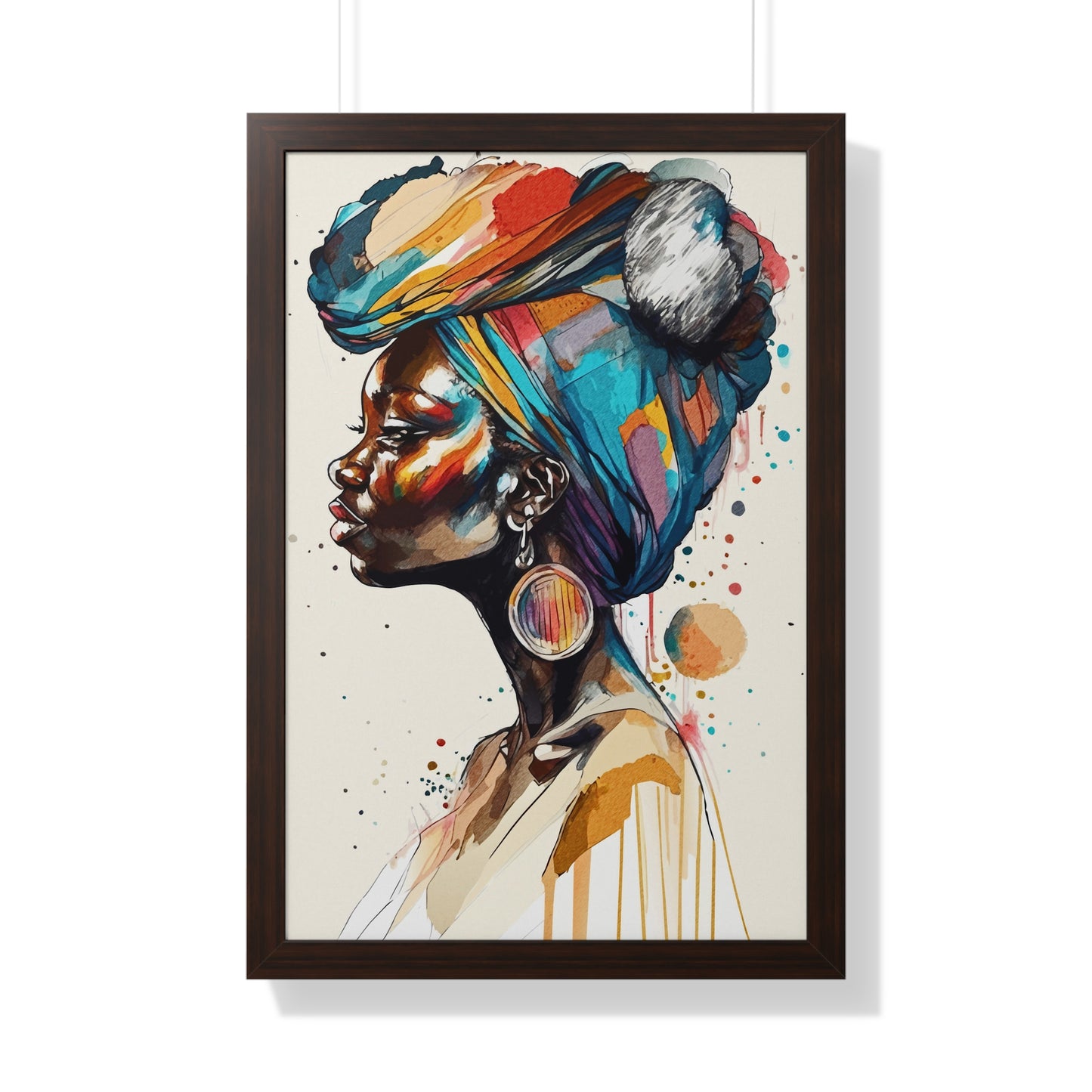 Afia Moon Framed Wall Art