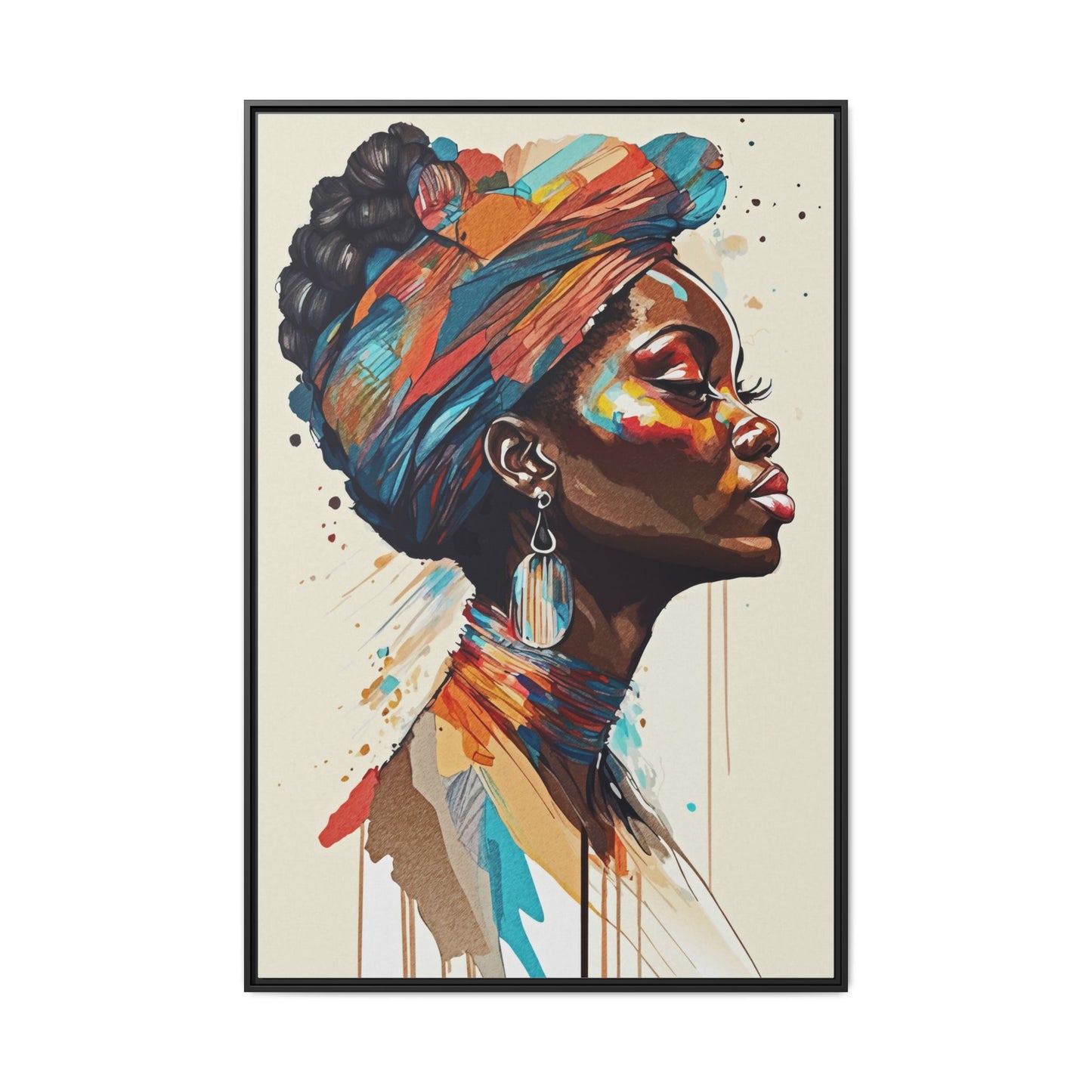 Indigo Spirit Matte Canvas Print