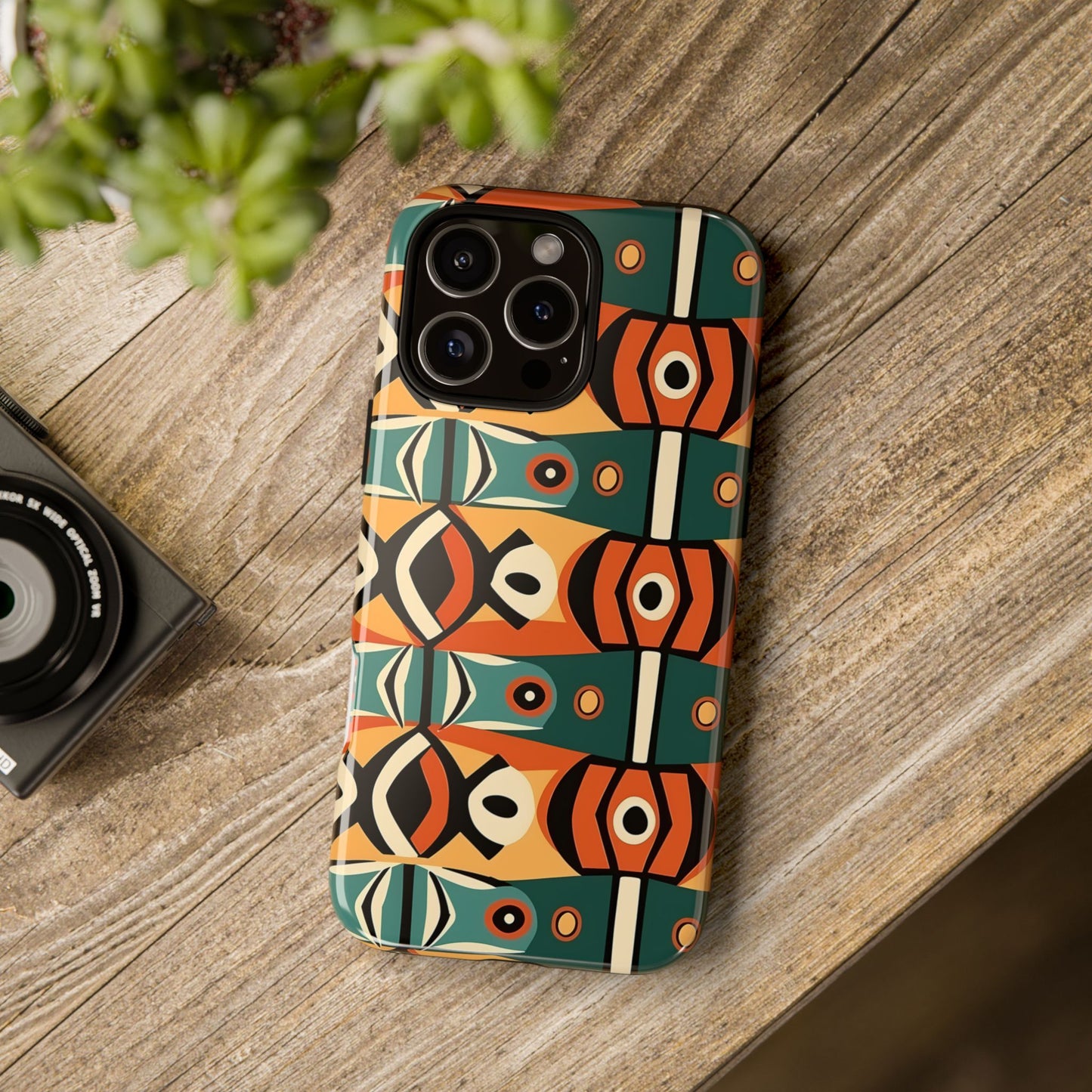 Retro Tribal Tough Case for iPhone®