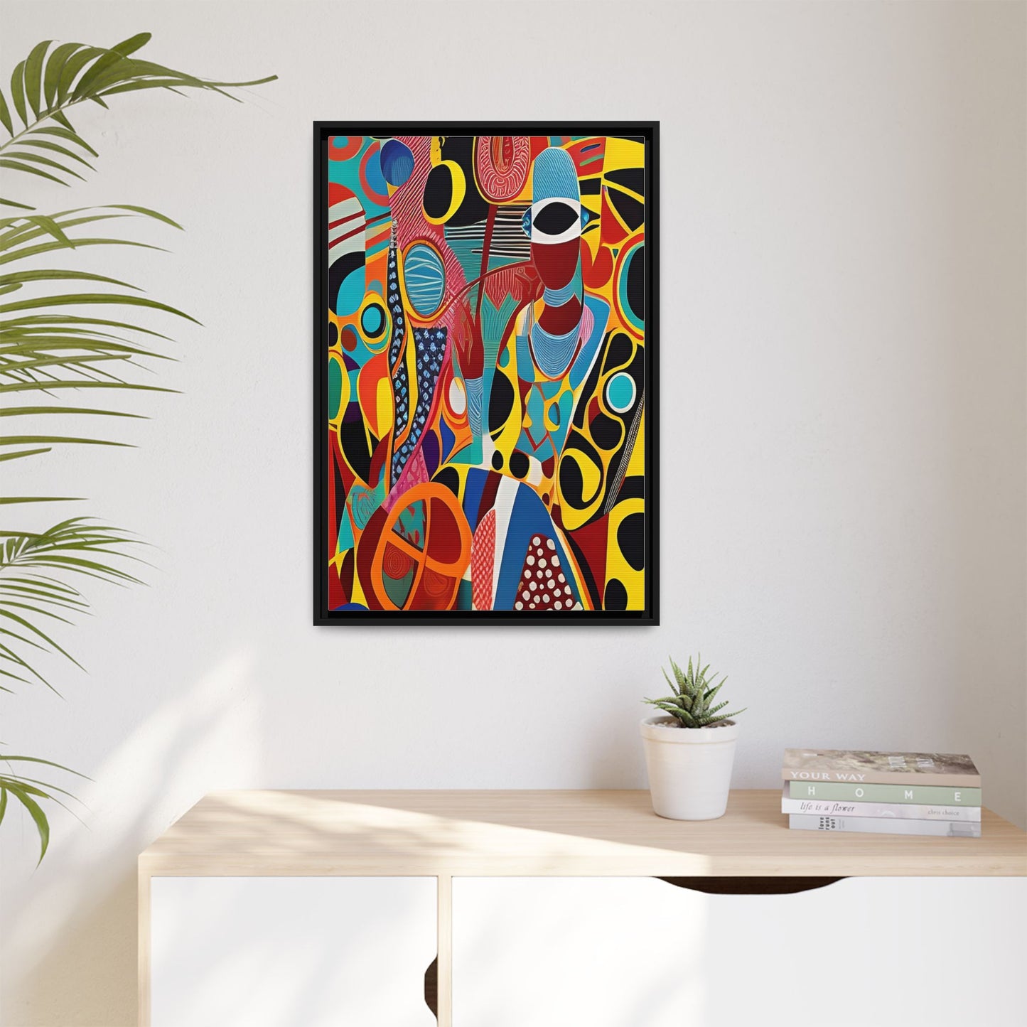 Ajora Veil Matte Canvas Wall Art
