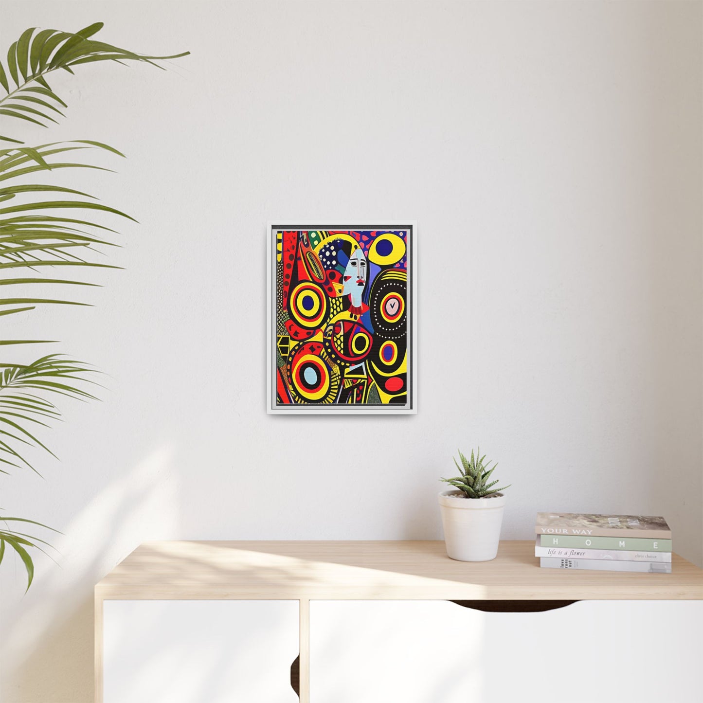Okira Blaze Matte Canvas Wall Art