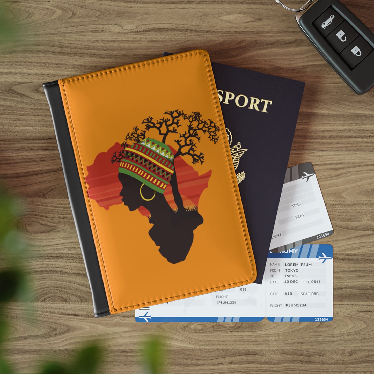 Rooted Radiance Passport Cover