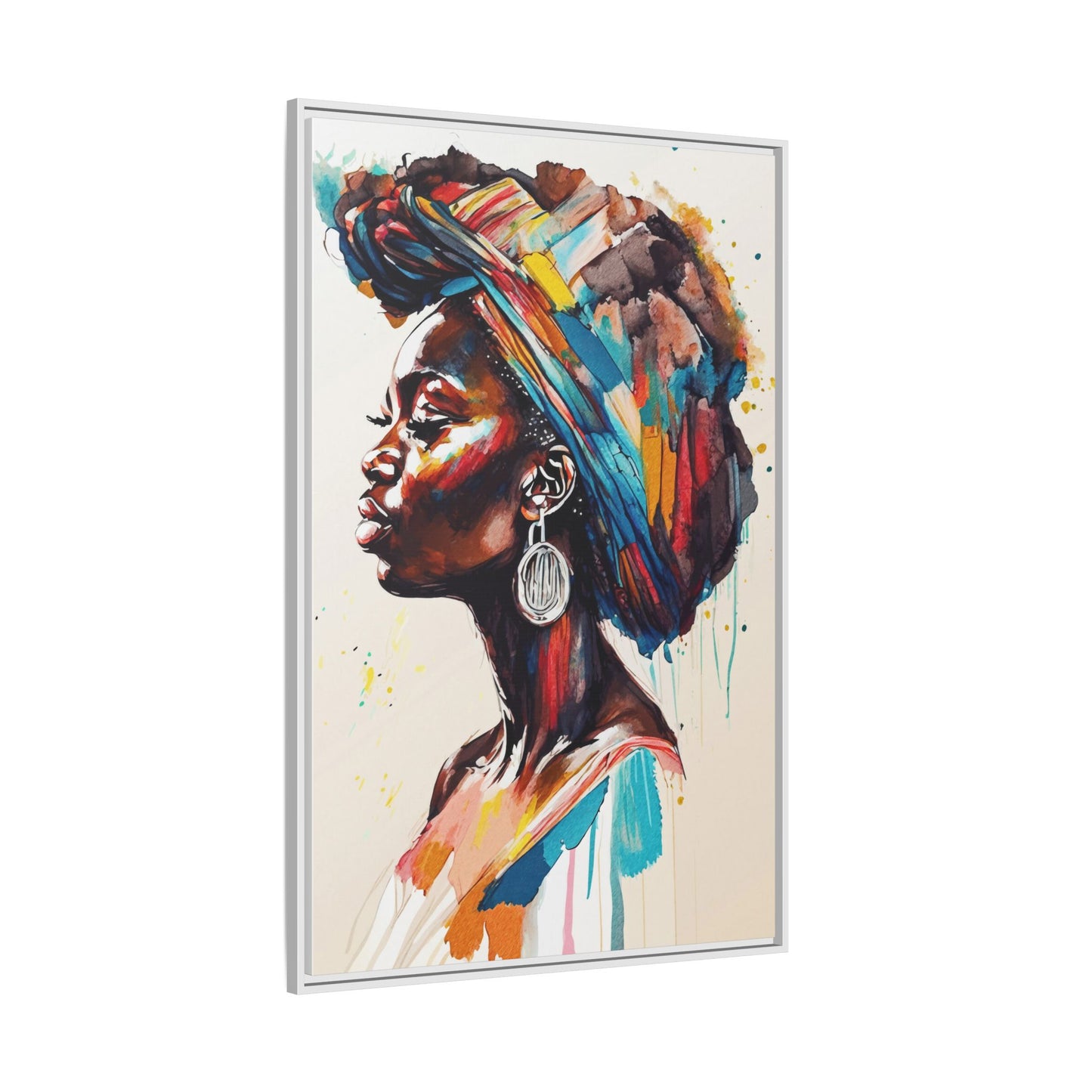 Nyoka Flame Matte Canvas Print