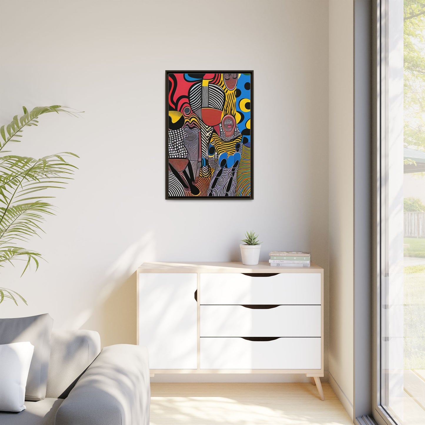 Luba Current Matte Canvas Wall Art