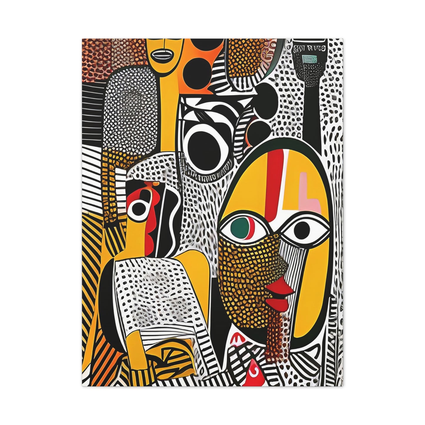 Oju Oracle Stretched Canvas Wall Art
