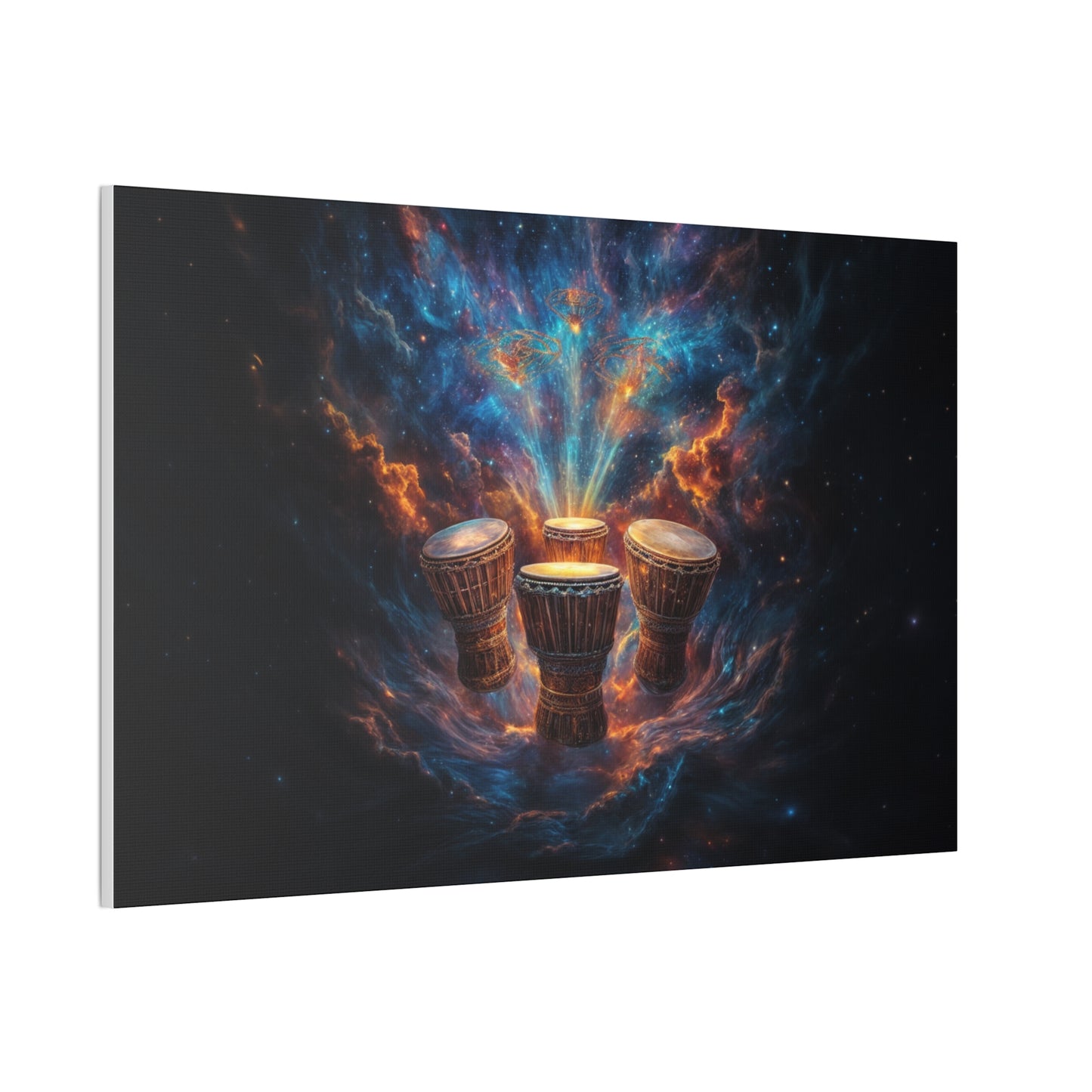 Cosmic Drum Canvas Wall Art