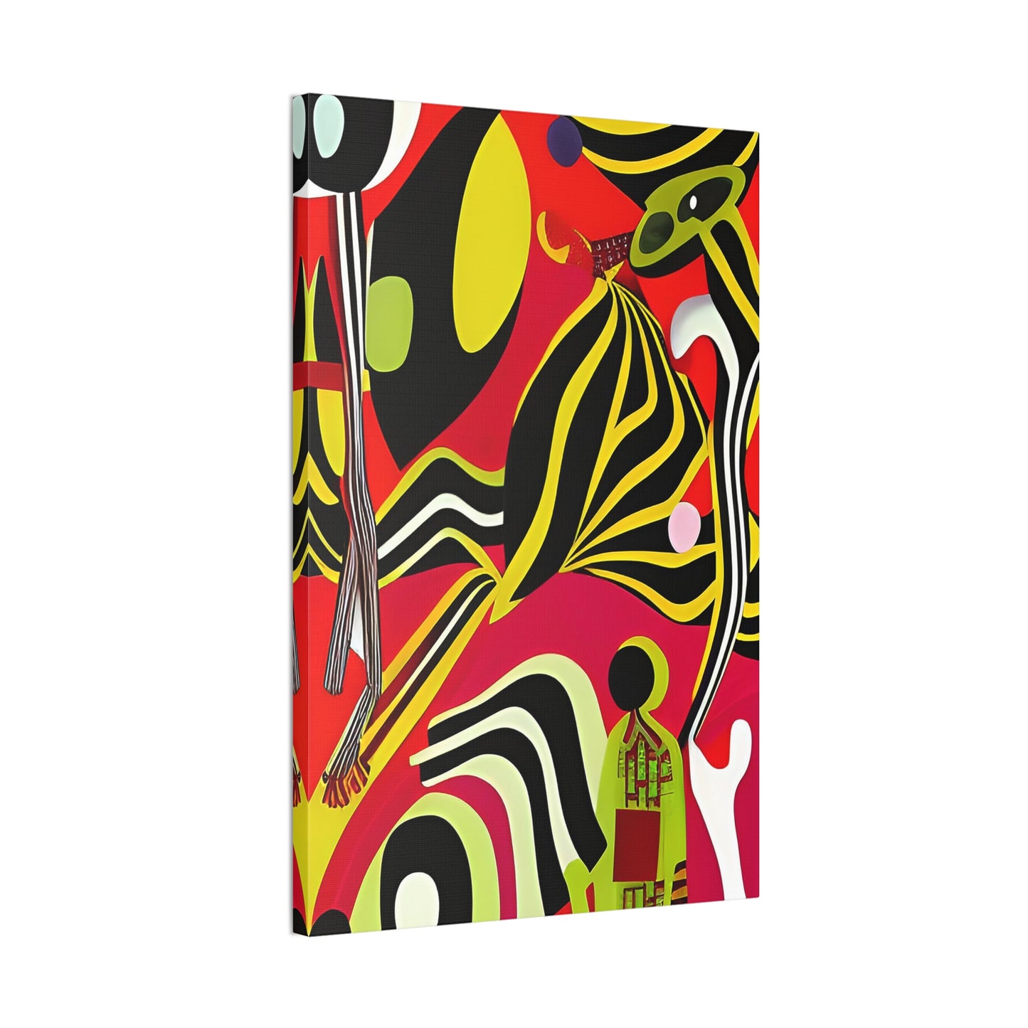 Ngoma Drift Stretched Canvas Wall Art