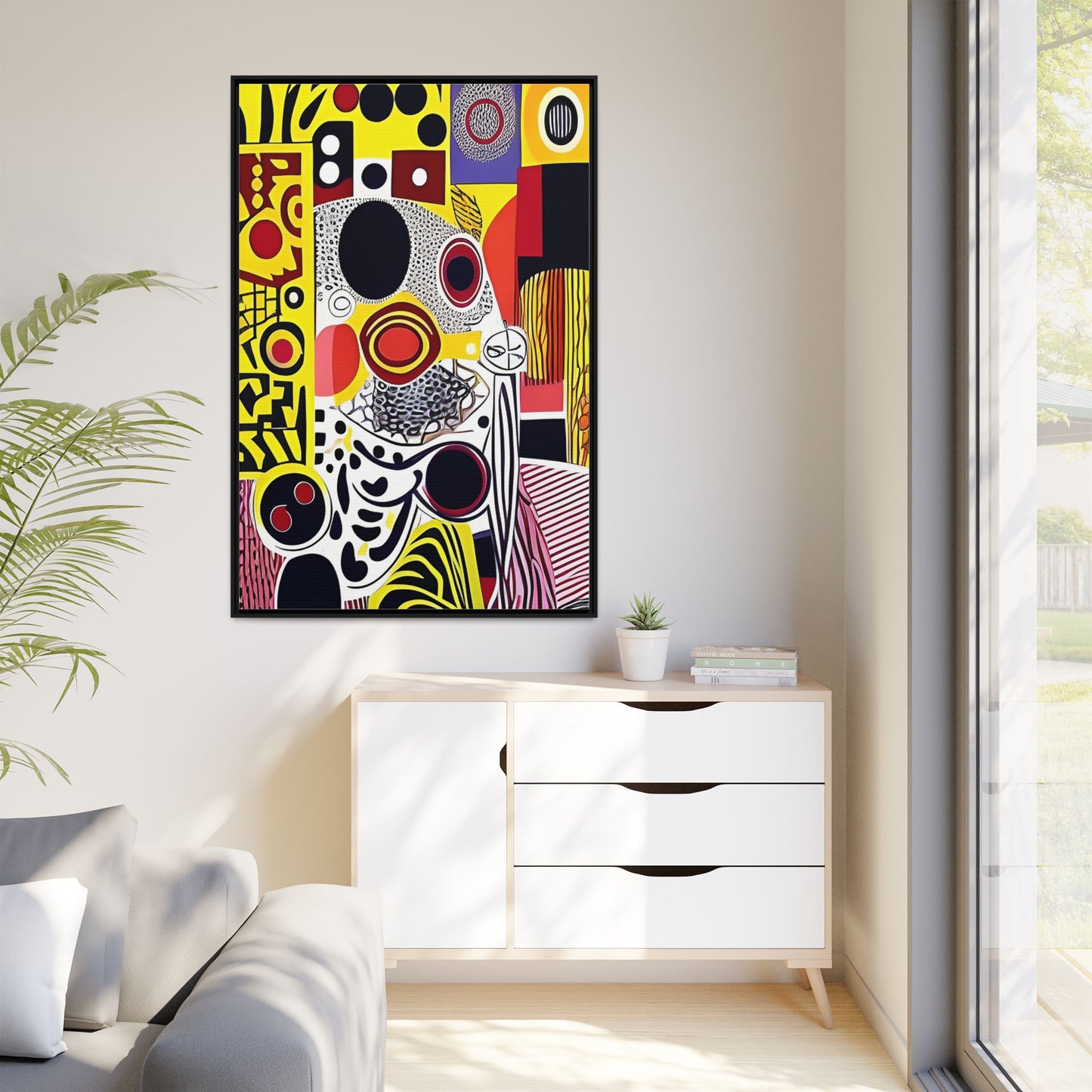 Zamani Echo Matte Canvas Wall Art
