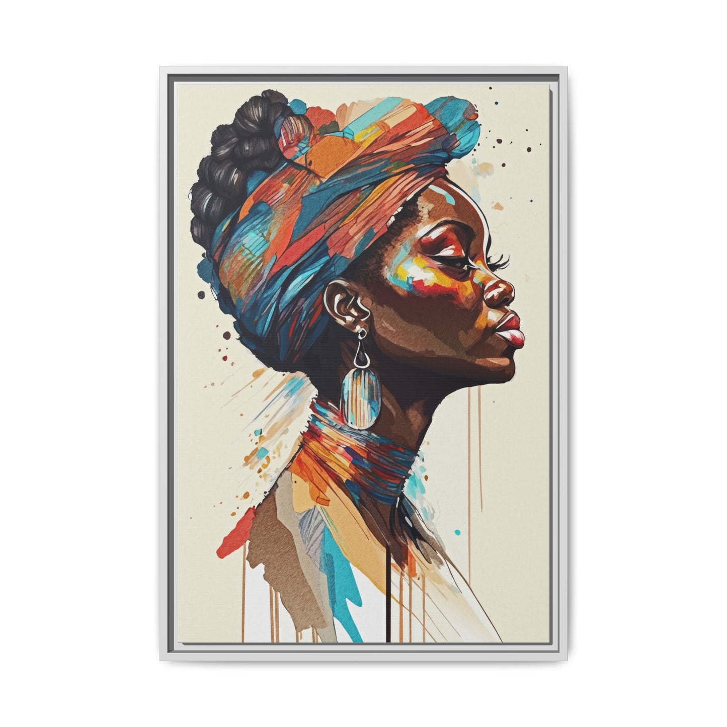 Indigo Spirit Matte Canvas Print