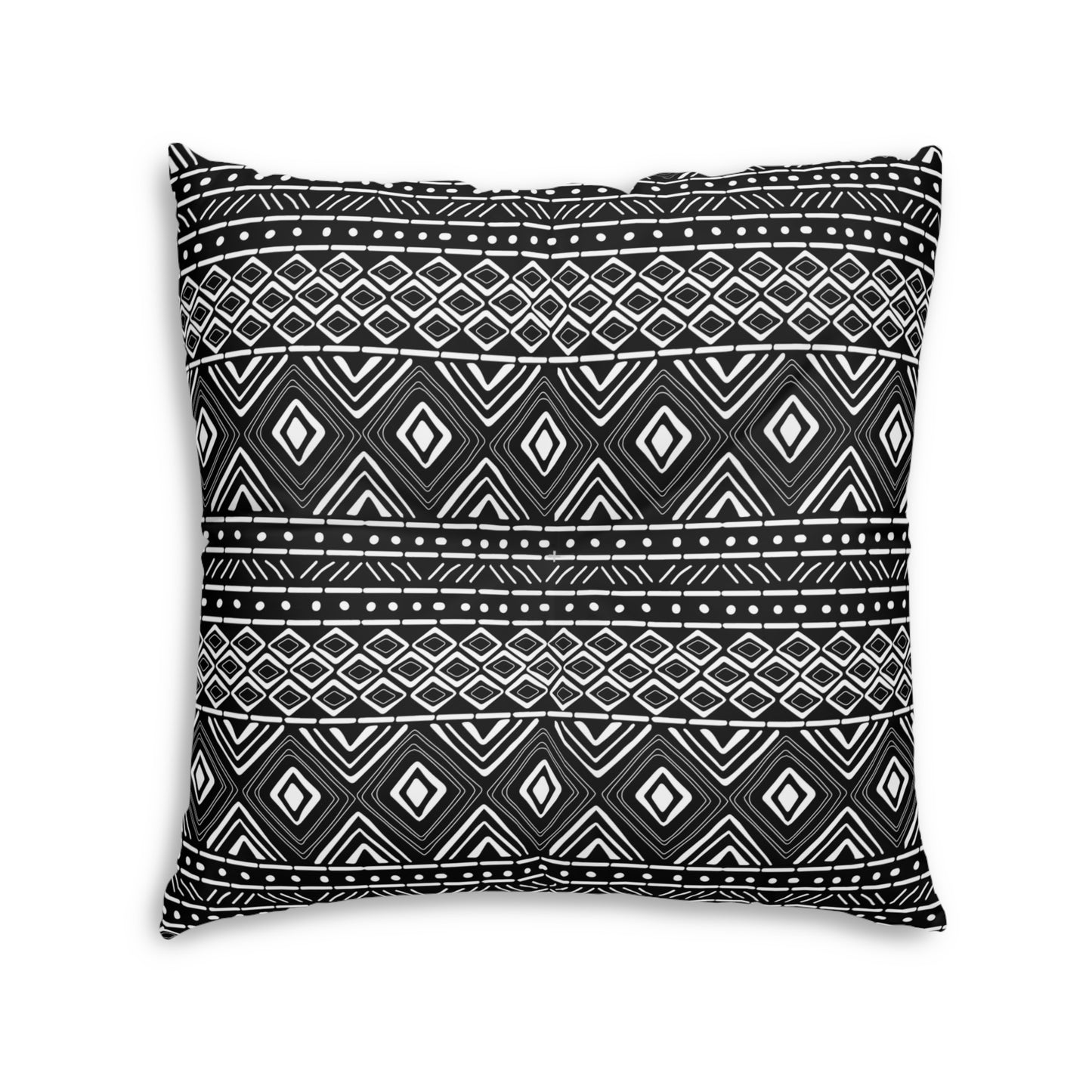 Ebony Ascent Bohemian Tufted Floor Pillow