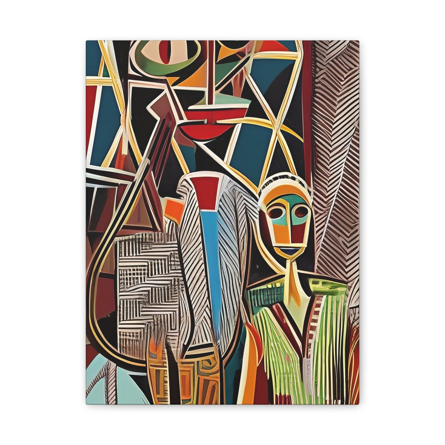 Moya Threads Stretched Canvas Wall Art