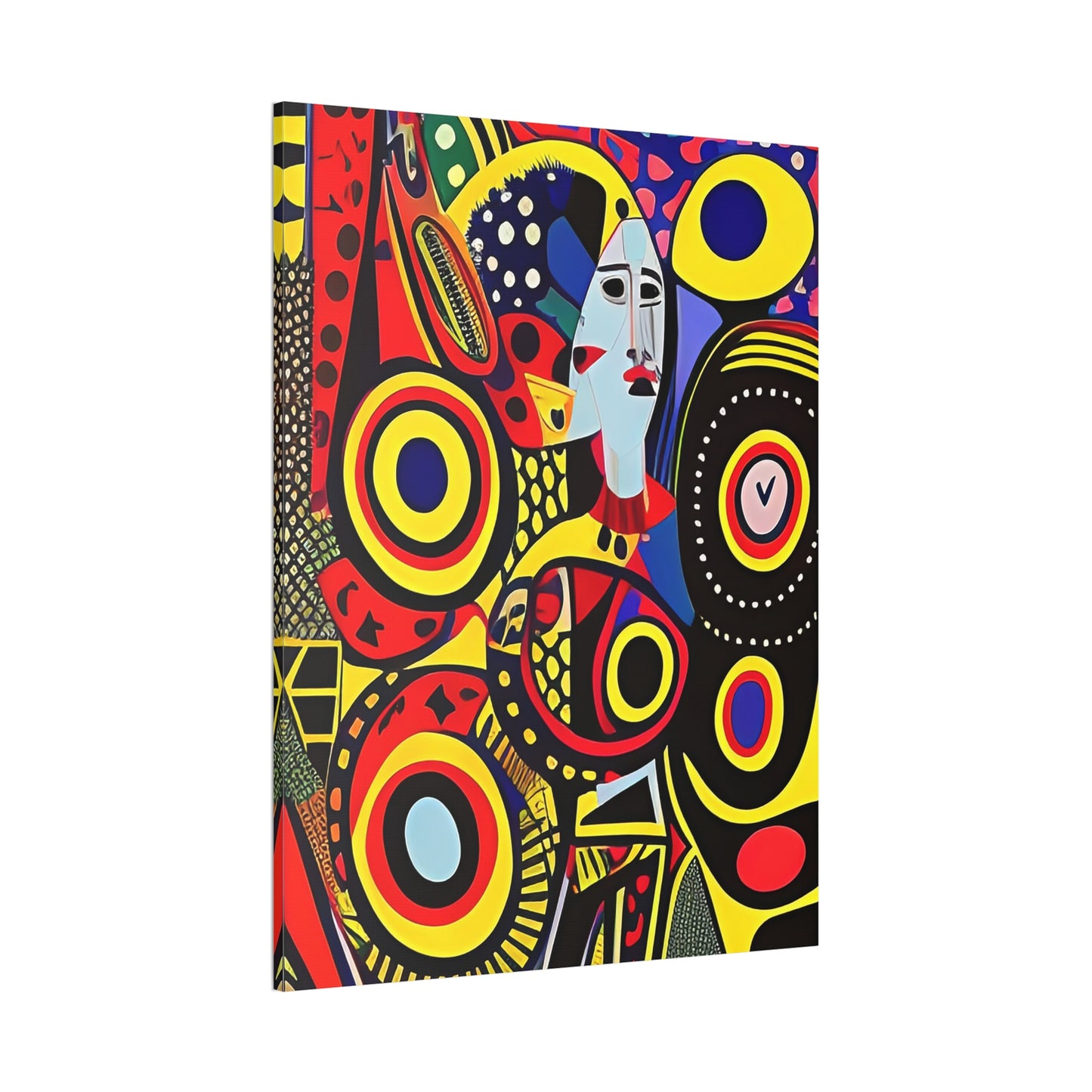 Okira Blaze Stretched Canvas Wall Art
